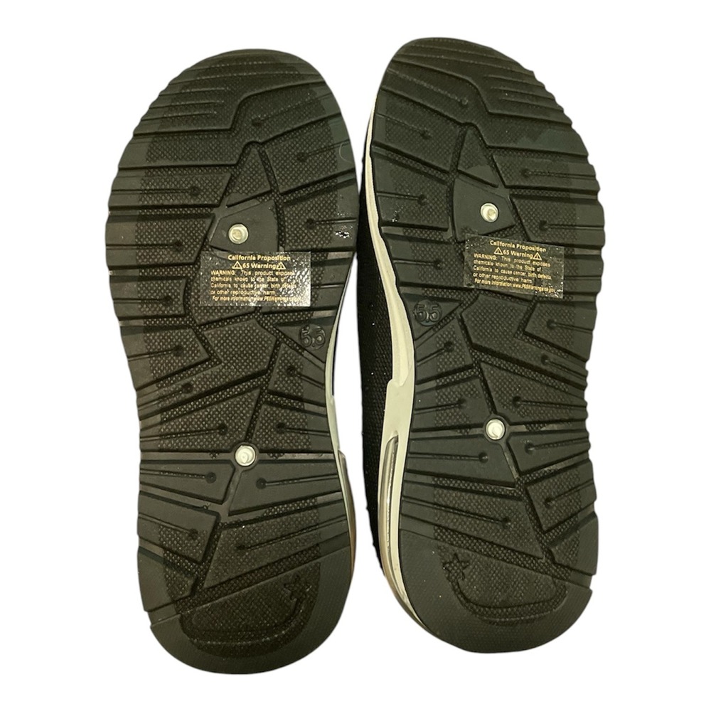 SIP Sport‎ Womens Black Knit Rhinestone Slip On Sneakers Air Cushion Shoes 5.5 - Picture 7 of 7